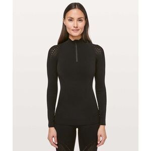 Lululemon Reveal 1/2 Zip *Mindful Motion in Black